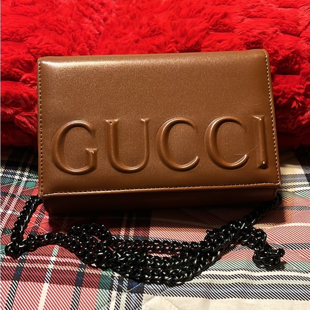 GG Collection Brown Crossbody Bag